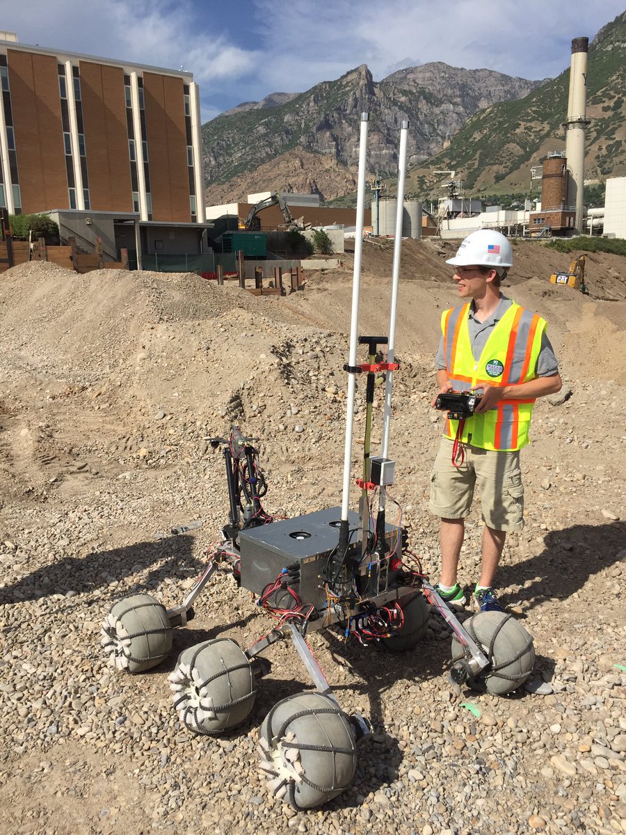 More Mars Rover in Utah, because you know it's a Mars Rover...and it's called "HAL".