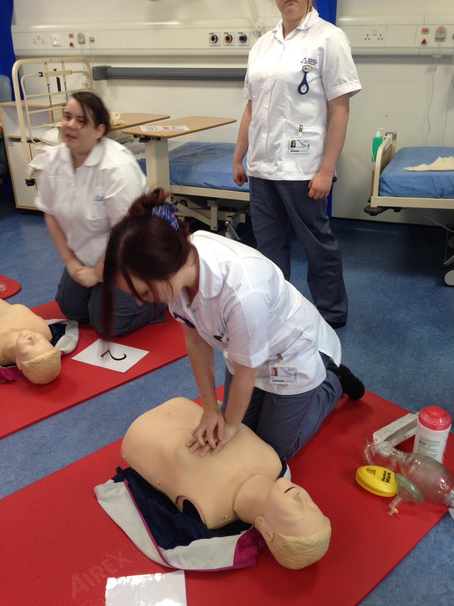 broganduke3's tweet photo. First aid &amp; life support with my team! #firstaid #lifesupport #keepingusfit #winner @CCCUNursing @alisonga1 https://t.co/ZxjTIZZ4dx