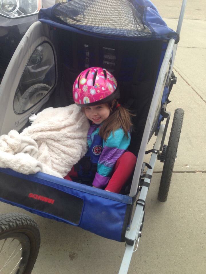 SHAPE_Alberta's tweet image. Shape Executive Director, @lesley_mcewan likes to go for bike rides pulling her granddaughter! #WheelWeek