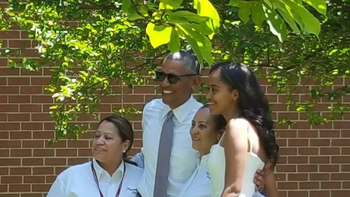 Matt Yurus On Twitter Potus And Malia At Her High School Graduation