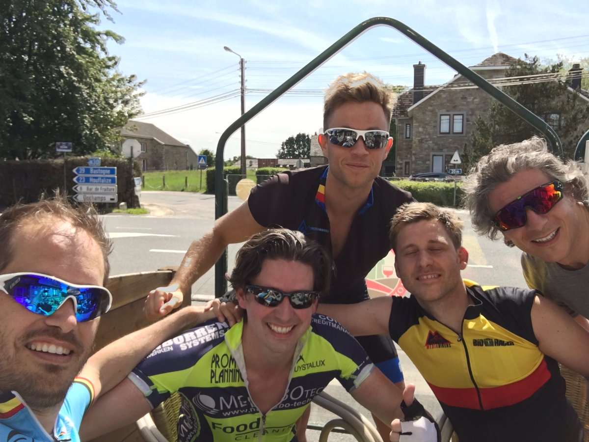 MediaBikers's tweet photo. Laatste hoogtestage voor onze afreis, Thx Guys vr mooie Ardense trip! @KenVanhalle @Gert17081977 @sergitoferri https://t.co/srOSFIwYvD