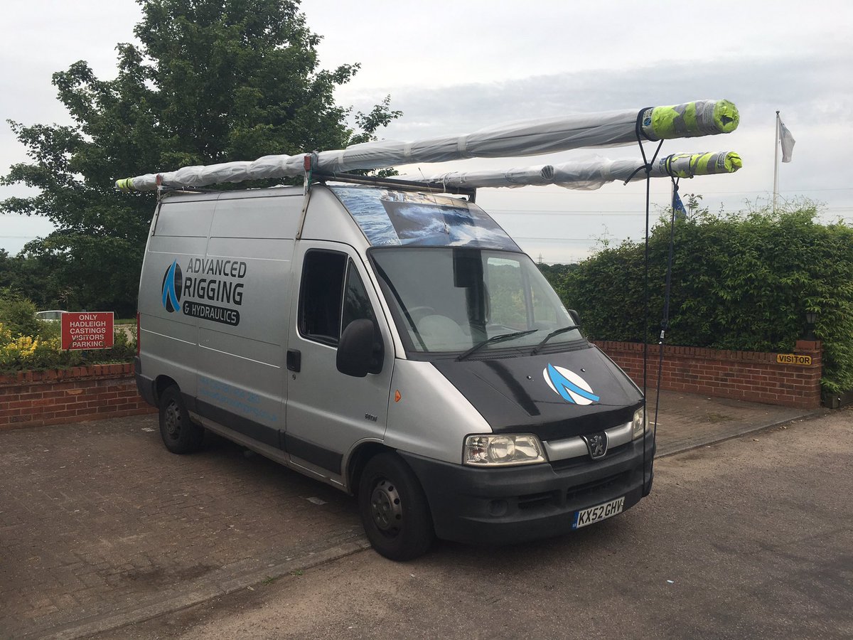 Collecting replacement spars from Z Spars. Bit of a road trip for a Friday afternoon