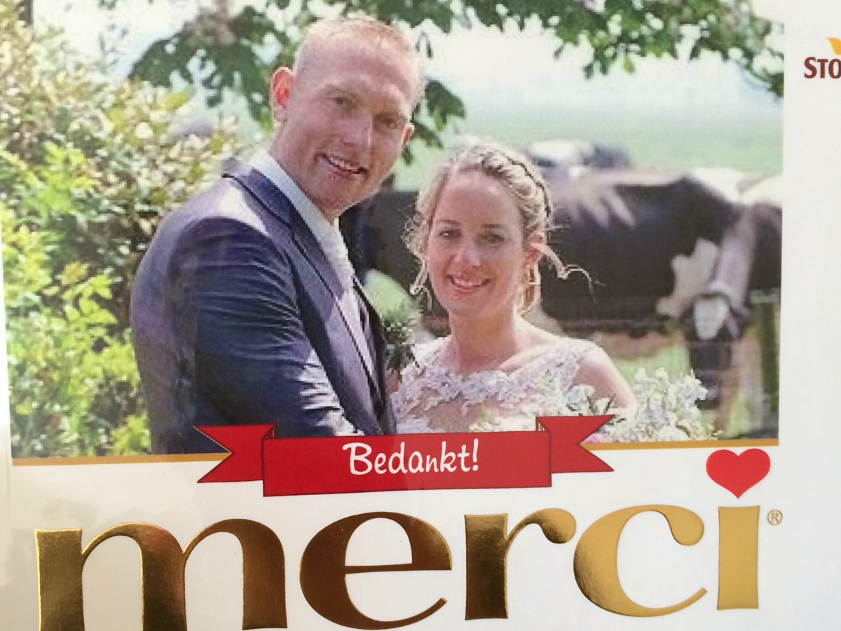 Zojuist een leuk cadeautje gekregen van een fantastisch bruidspaar! Best job in the world! Trots op TimeMaud