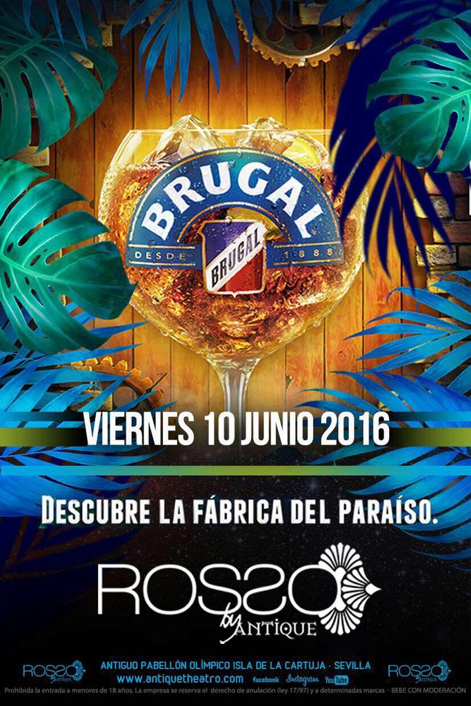 Gran Viernes en #ROSSO ANTIQUE !!
● #FIESTABRUGAL!
●Lista de #ALBERTOMARIN de 00-02!
● Info : 659197593