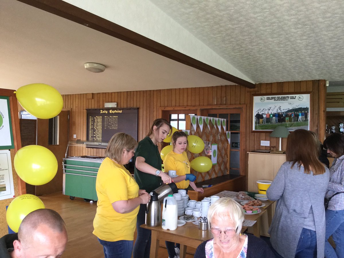 GolspieGolfClub's tweet photo. Thanks to all those that support d the Archie bake off over £200 raised. Well done everyone @StagOnTheGreen https://t.co/i0iEJO7MM8