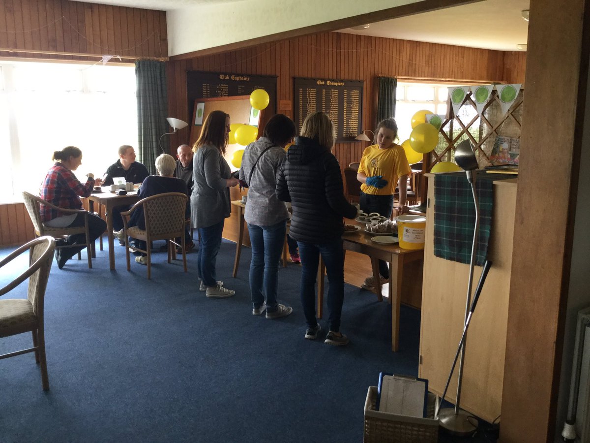 GolspieGolfClub's tweet photo. Thanks to all those that support d the Archie bake off over £200 raised. Well done everyone @StagOnTheGreen https://t.co/i0iEJO7MM8