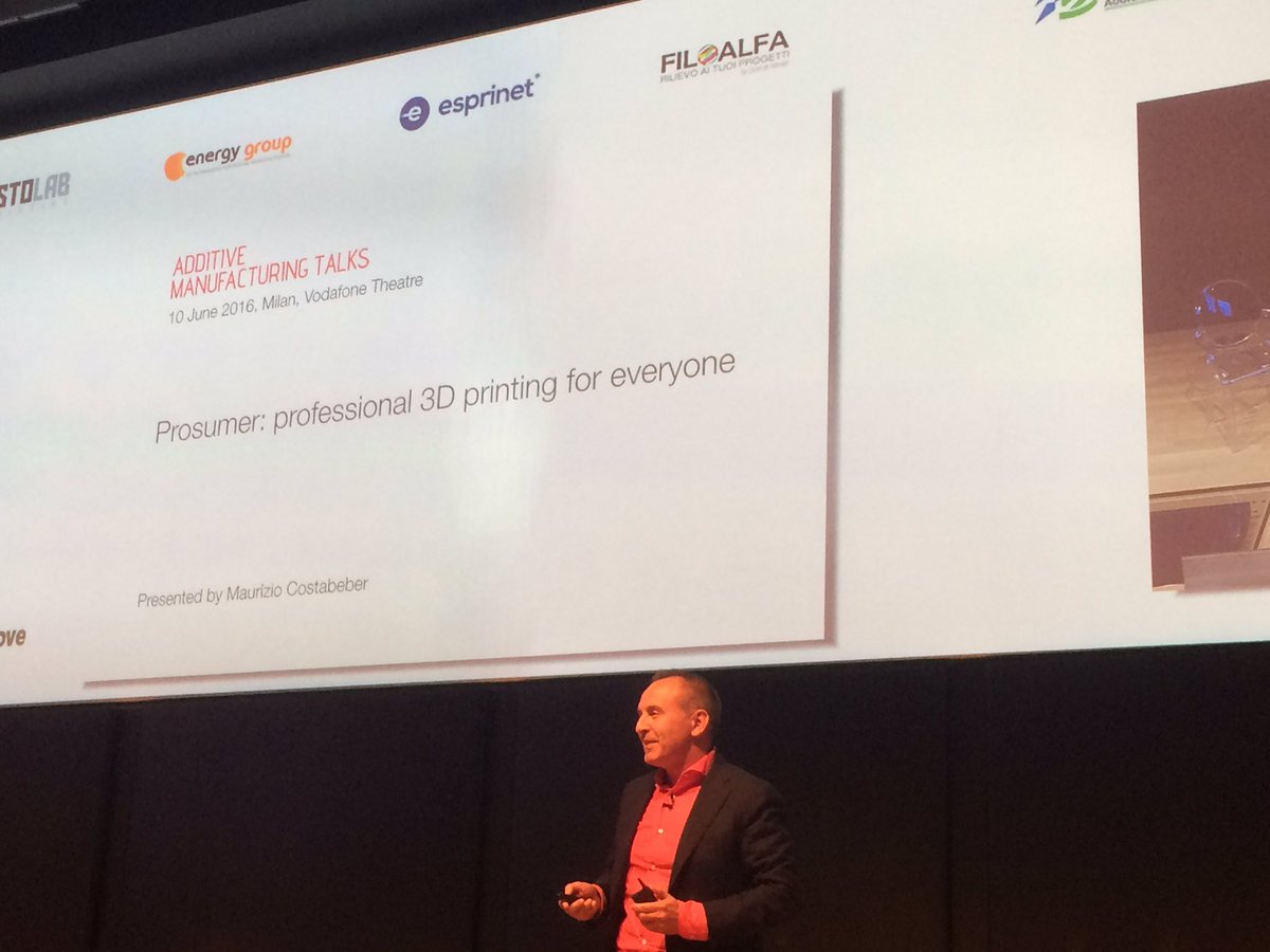 TechnologyHubMi's tweet image. La stampa 3D professionale può essere alla portata di tutti? Ce ne parla Maurizio Costabeber #additivetalks