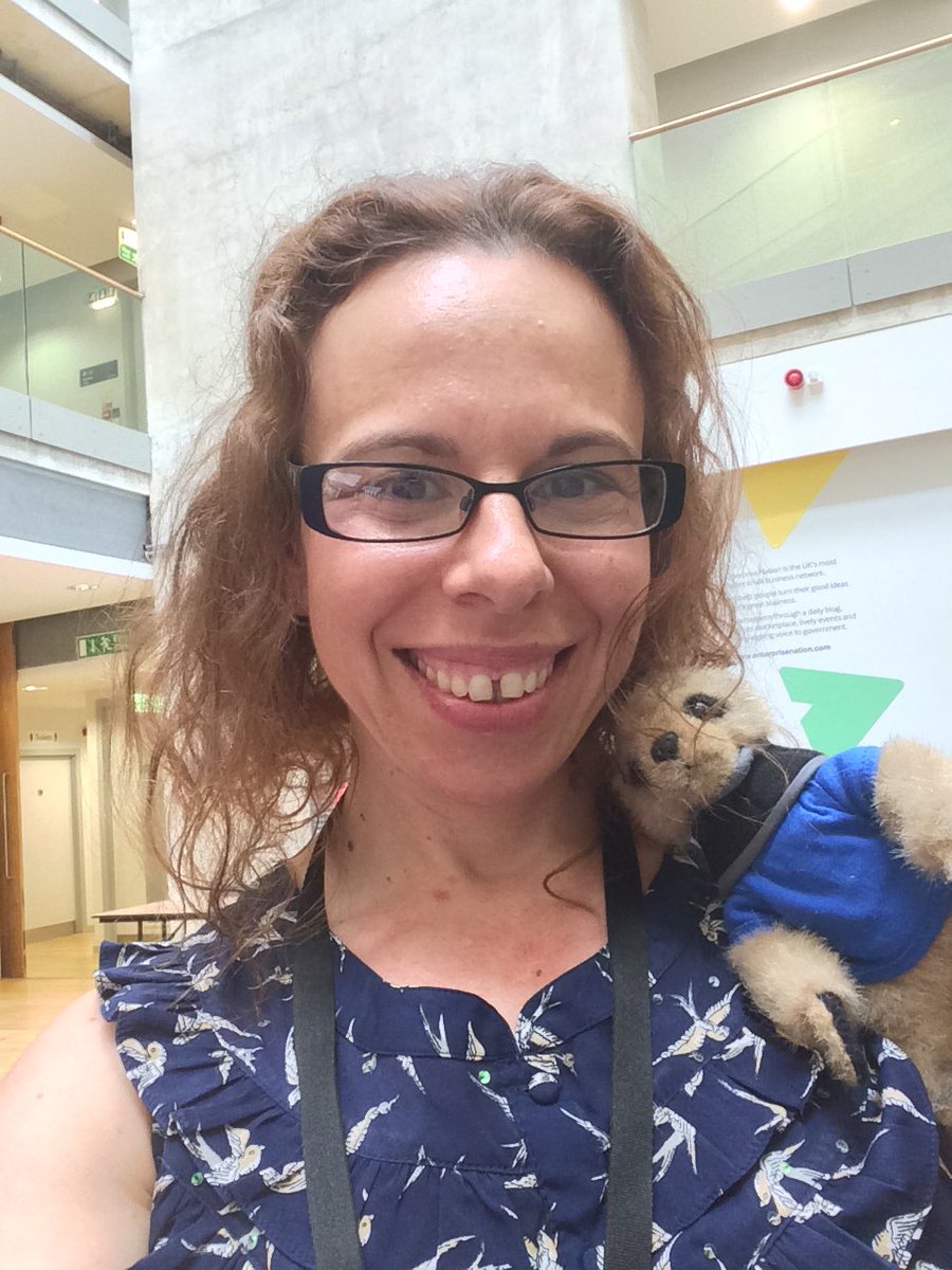 ChristinaEKing's tweet photo. So happy to finally meet @HeadUp_Bruno from @Devices4Dignity as I named him! #dmchealth16 https://t.co/9cC774fwrp