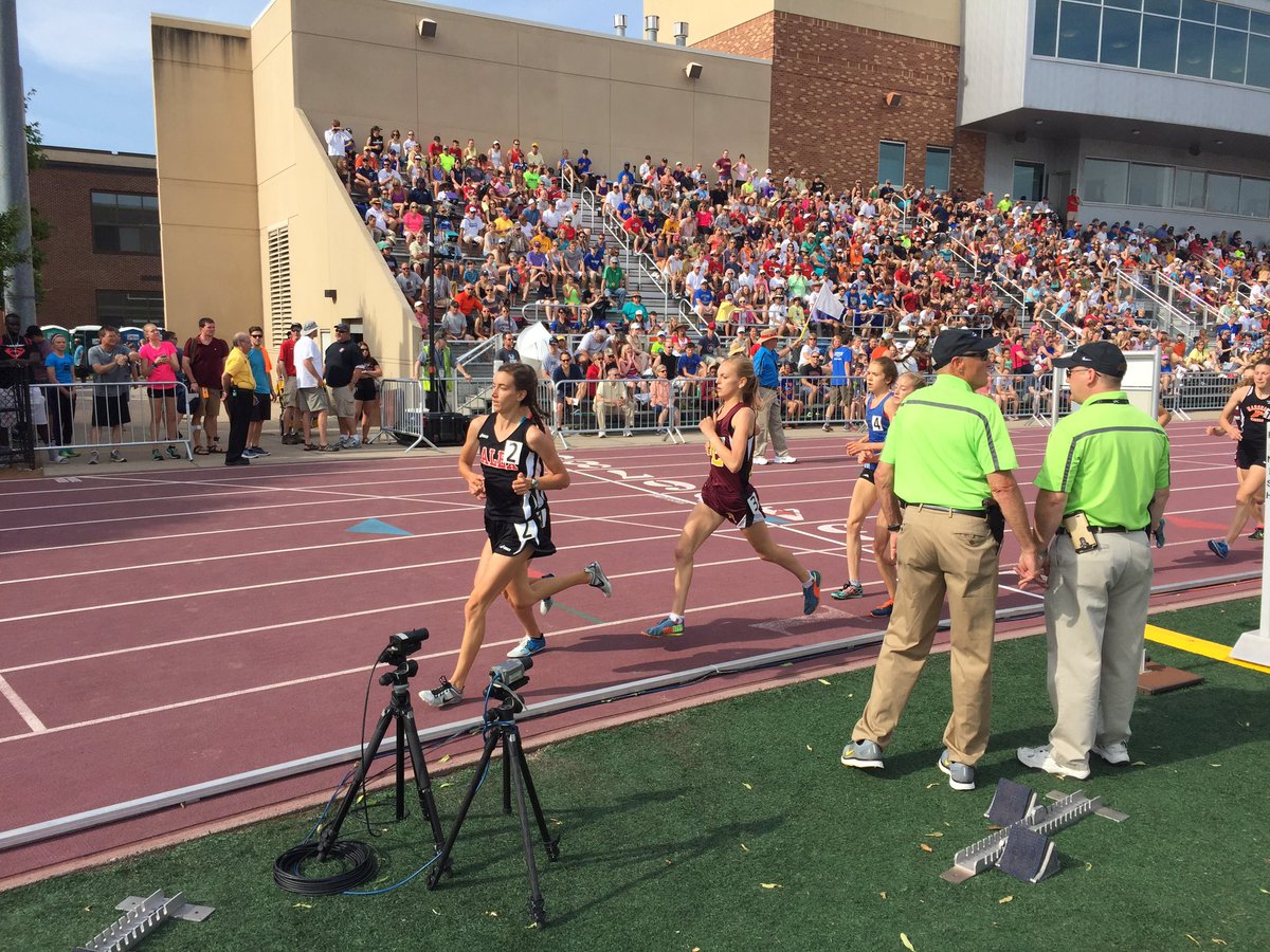 wctribTom's tweet photo. And we are underway at the state track and field championships #mshsl #Hamine #statetrack https://t.co/cSMv9pfbPB