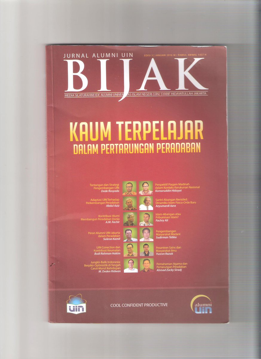 ikaluinjakarta's tweet photo. Dalam mengembangkan kampus IKALUIN Syarif Hidayatullah Jakarta beberapa kali menerbitkan hasil tulisan para alumni https://t.co/krsDOQOdR8