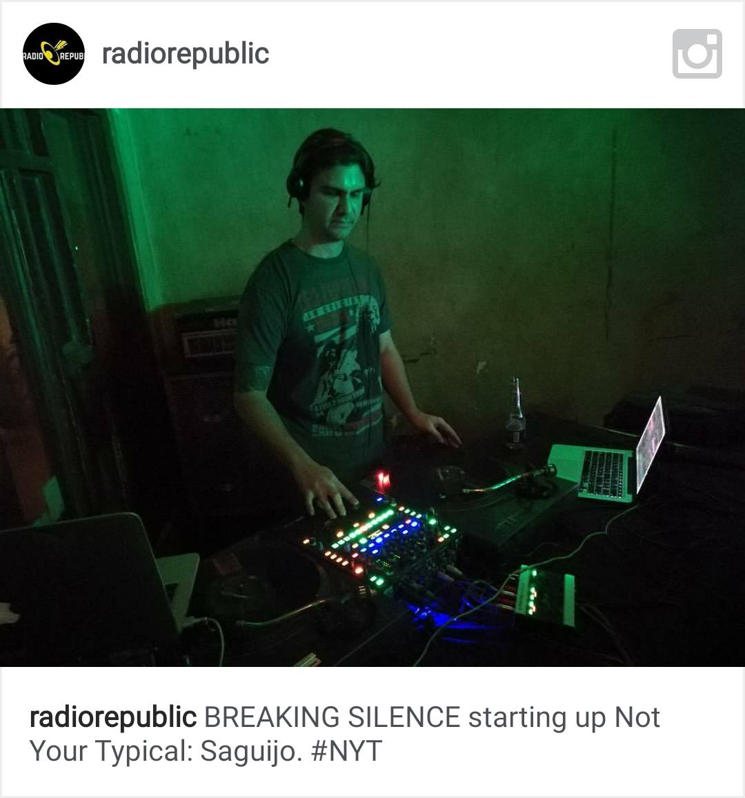 RadioRepublicPH's tweet photo. Br3akingsilence now playing at #NotYourTypical in @SaguijoOfficial! #NYT #WeDoItNice #RadioRepublic #VUE https://t.co/W6DVJaxX0W