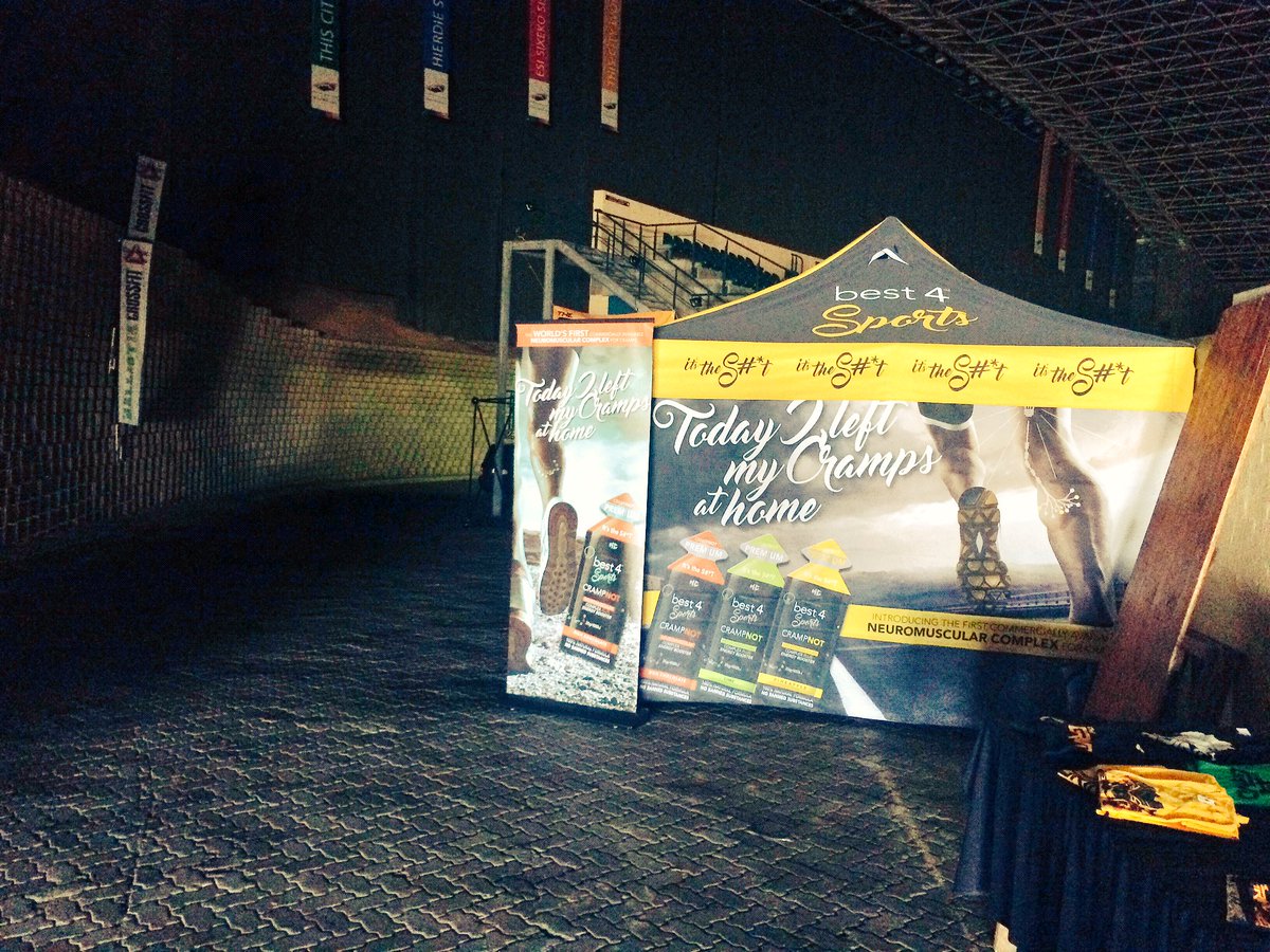best4_sports's tweet photo. The #Best4Sports Team all set up with the S#*T !
#CrampNOT to be sold at #TheGrindOCR #betteryourbest https://t.co/x3MyWbUKbX