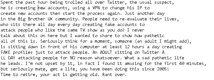 GJ69's tweet photo. It was too long to put into a tweet. #HadEnough #GrowUp #GetNetflix @BigBroRadio @LadyLucyxx @DaveoBigBro https://t.co/X7fzJotolQ