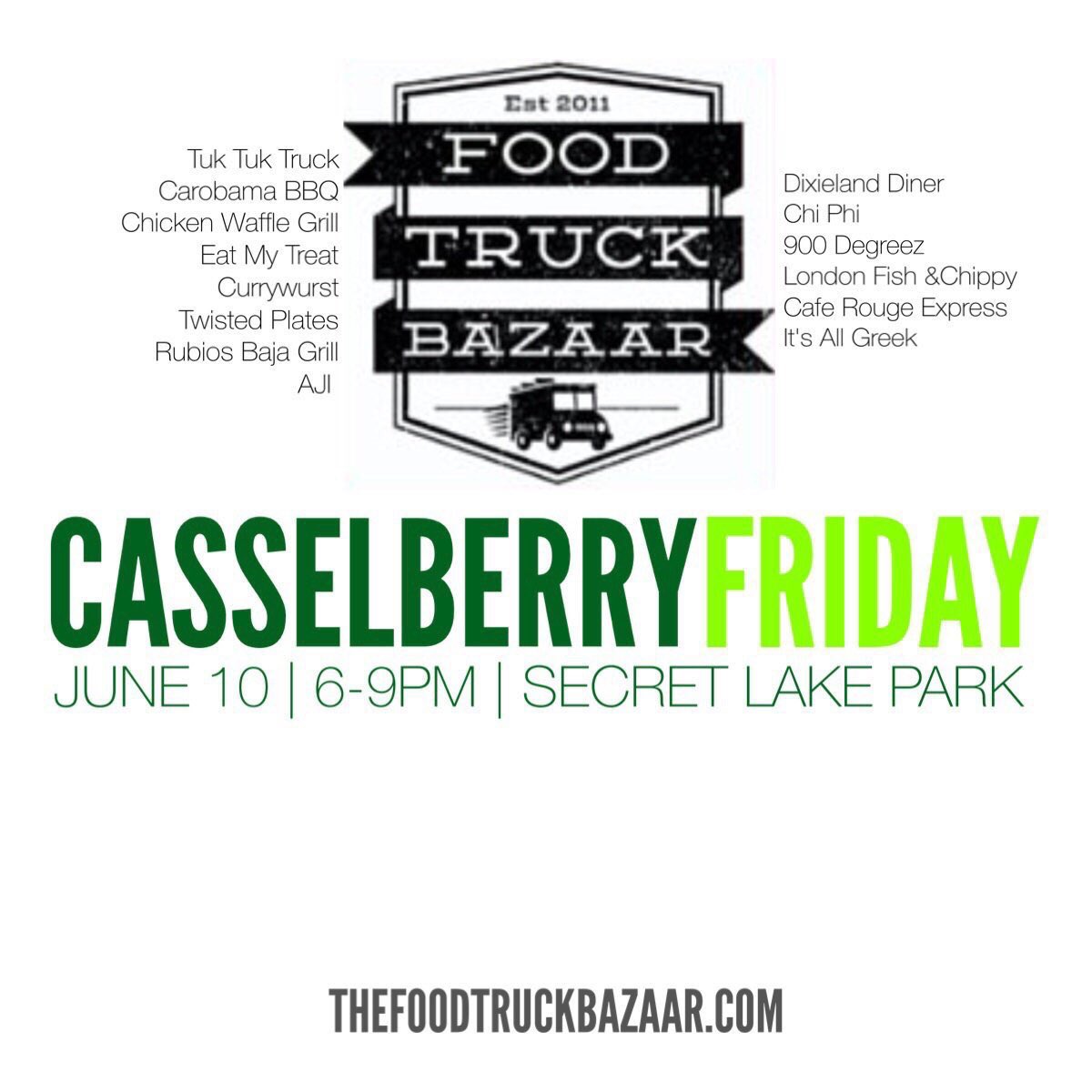 FoodTruckBazaar's tweet photo. The @foodtruckbazaar makes its monthly stop in Casselberry tonight! Arrive early for best parking. https://t.co/gezNGhTfEt
