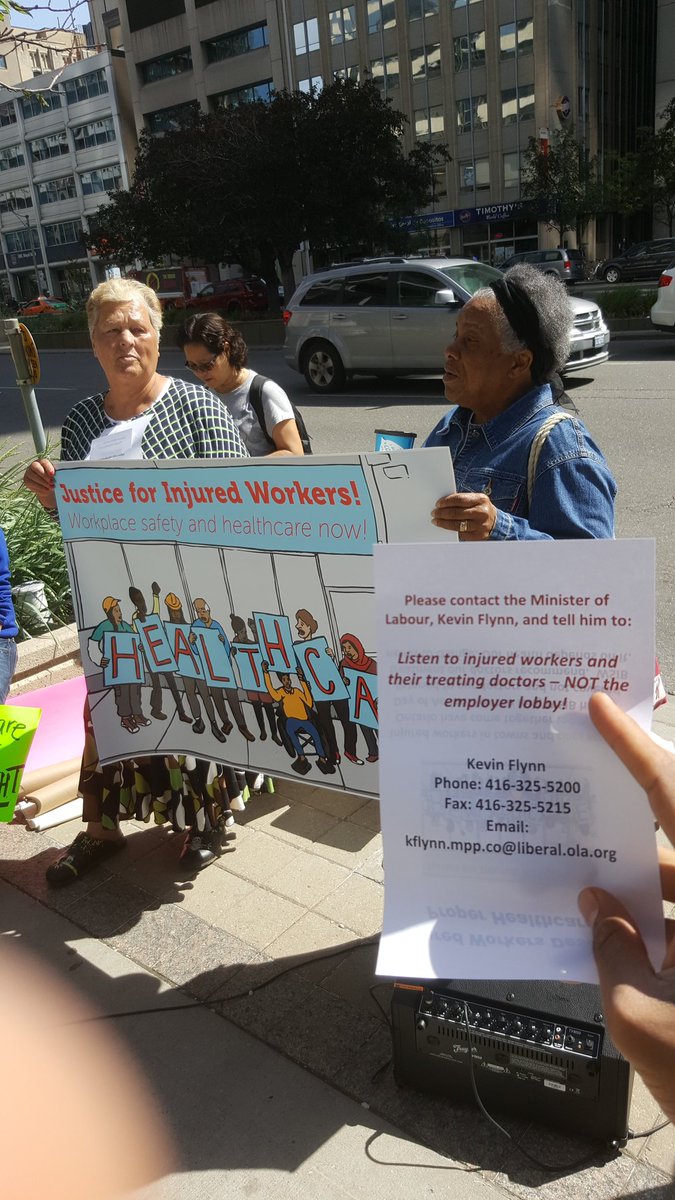 hussansk's tweet photo. Rally for #injuredworkers calling for change from @MPPKevinFlynn See @TorontoStar: https://t.co/HBJ4J1fzjm https://t.co/VyV5GHGcbB