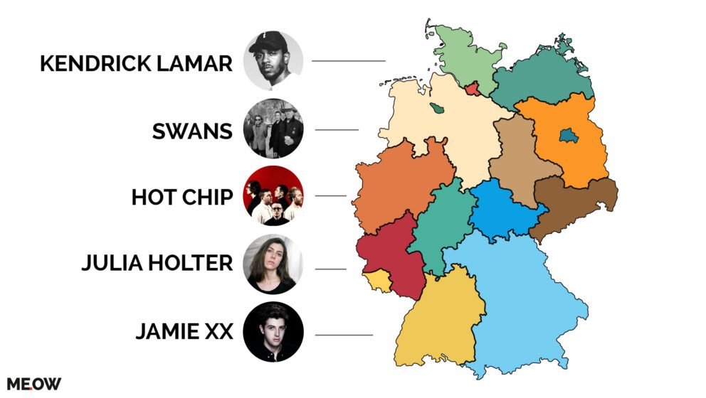 MEOWMEOW_de's tweet photo. Der Beweis: Berlin hat den besten Musikgeschmack Deutschlands https://t.co/zwCdQkNbnX https://t.co/5RPj5vSK9b