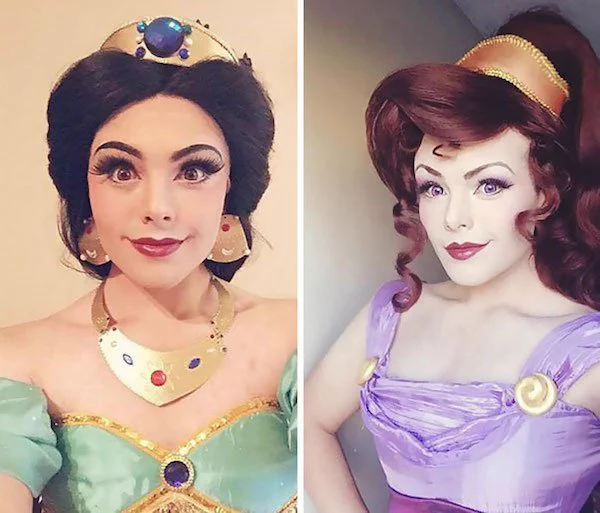【衝撃】可愛いディズニープリンセスのコスプレ♡その正体が予想外ｗｗ
