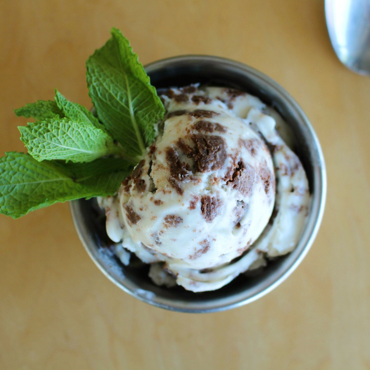 Mint Brownie #homemade #icecream. Open 11-9 both locations.