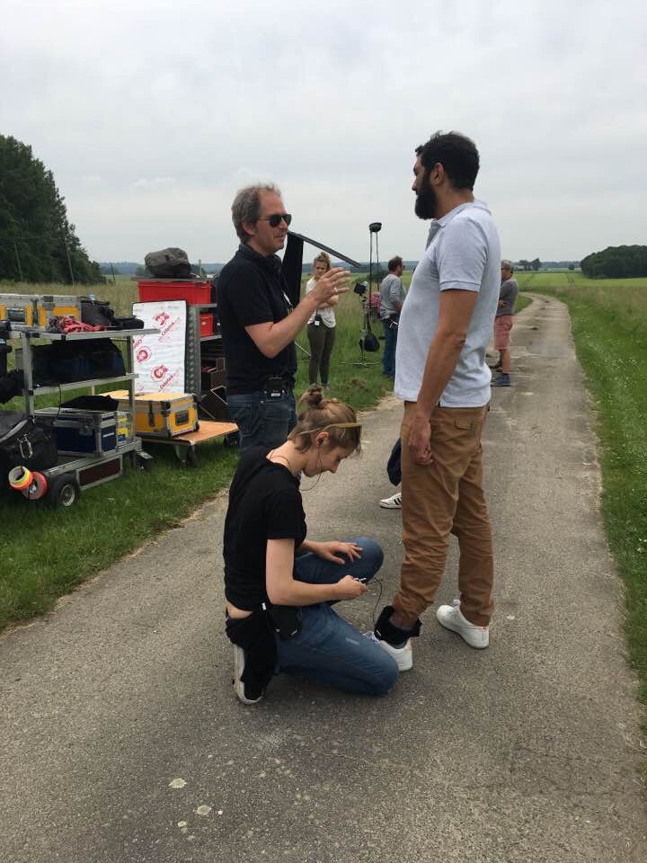 Christopher Thompson et @RamzyBedia en tournage pour <a href="/Francetele/">France Télévisions</a>. #laviecestpasducinema #FeteduCinema