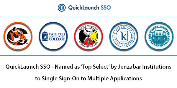 Named as ‘Top Select’ by #Jenzabar #institutions to #SingleSignOn to Multiple Applications. lnkd.in/eyeZMc8