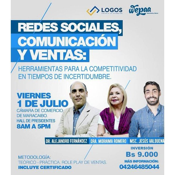 LogosEsNegocios's tweet photo. Quedan solo #20CUPOS ¿Qué esperas? Confirma tu asistencia al Taller de Redes Sociales, Comunicación y Ventas #LLama https://t.co/MhPR3sjiMe