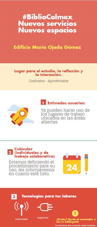 BiblioColmex's tweet photo. ¿Ya visitaste el #EdificioMOG de #BiblioColmex? Conoce los nuevos espacios #InformationCommons cc. @ELCOLMEX https://t.co/VrJDWnOsRR