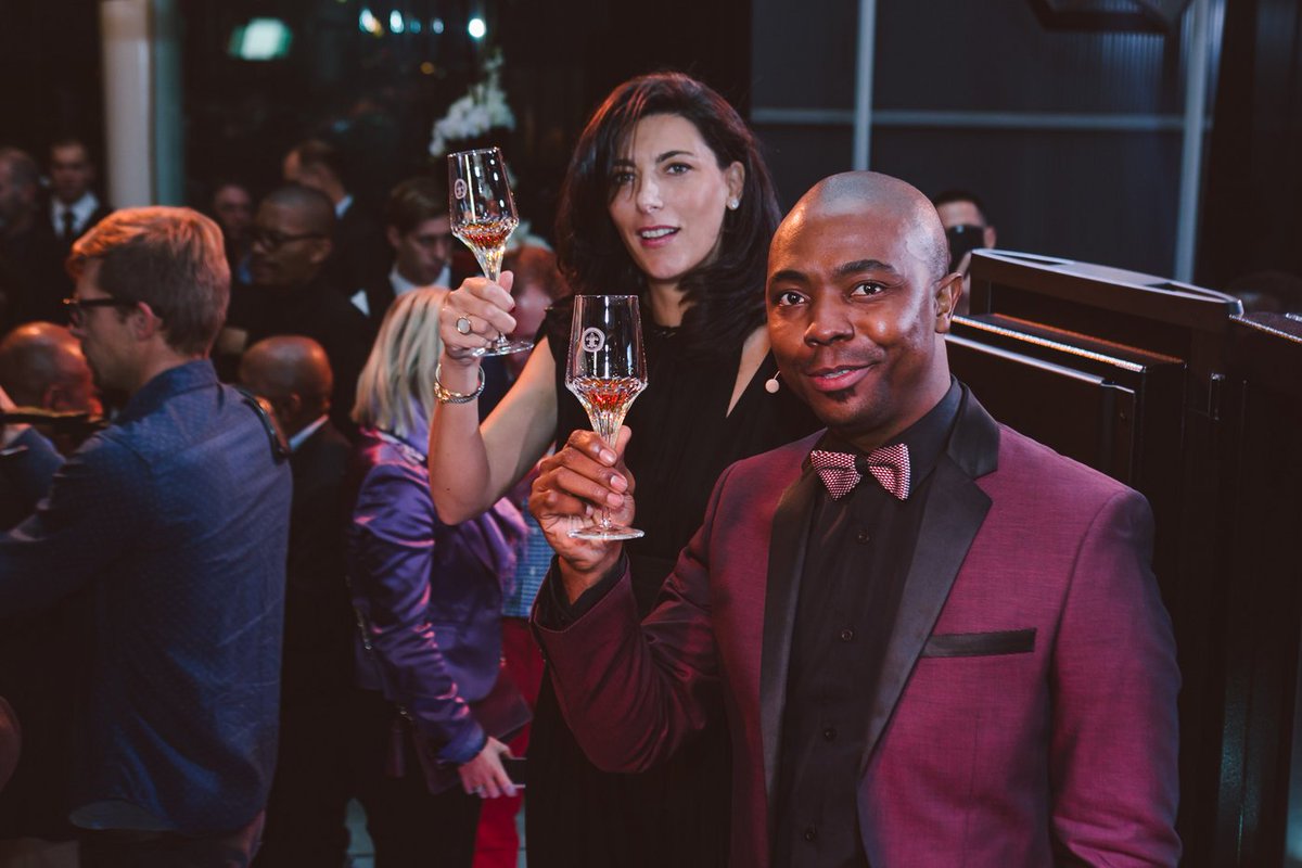 CognacLouisXIII's tweet photo. .@caro_sarro and @Lehong raise a glass to #100Years, The Movie You Will Never See. #NotComingSoon https://t.co/4A6v0TKiCJ