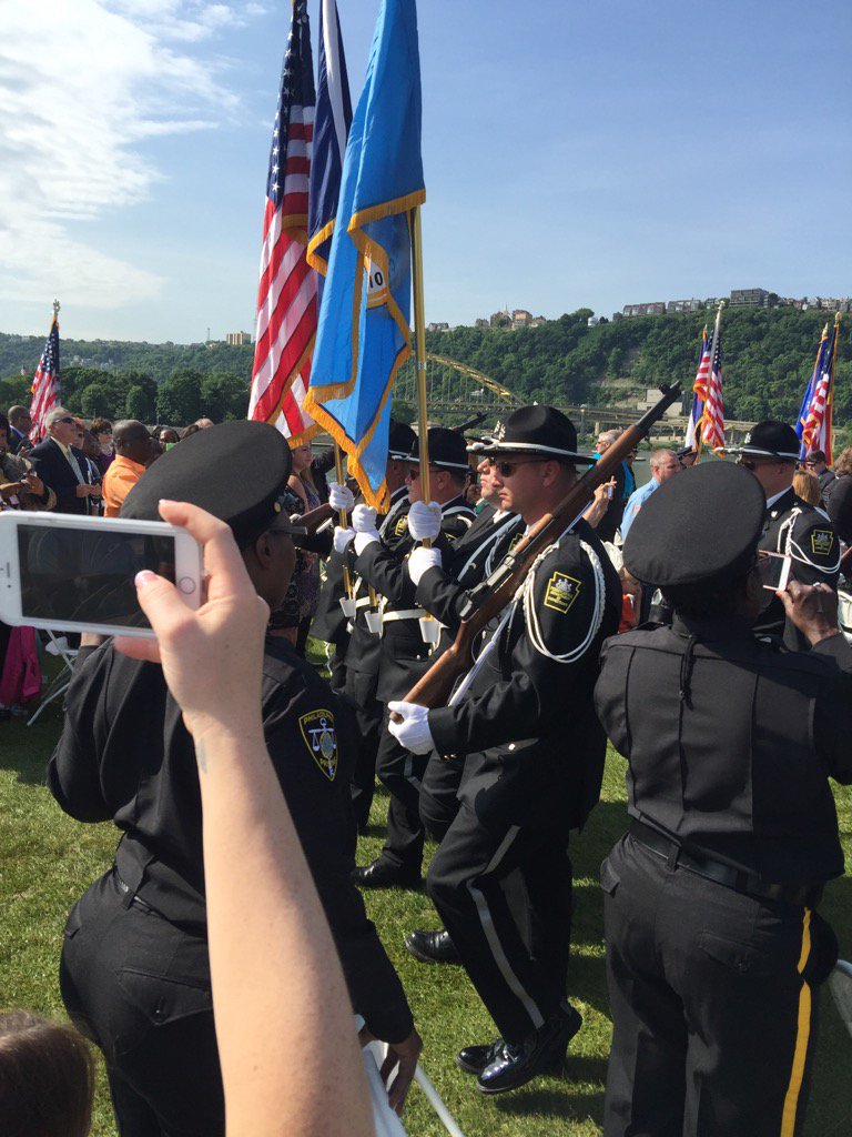 teacher232's tweet photo. #respect #cpof #memorialservice https://t.co/Zca96muABZ