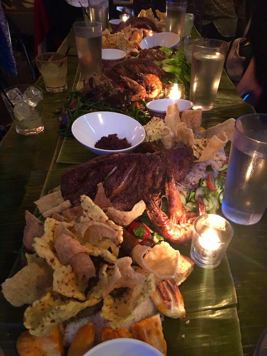 artisanbooks's tweet photo. Still on a high from the artistry and flavor of last night's #kamayan feast. We <3 @JeepneyNYC https://t.co/sqOptospIj