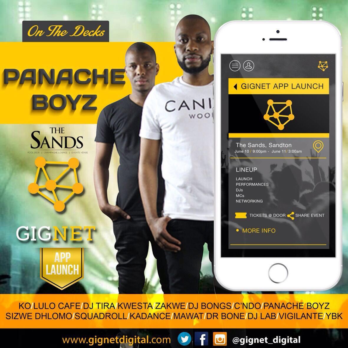 Kay_Giiegh's tweet photo. Let's see what @PanacheBoyz has in the bag for us tonight #GigNetAppLaunch https://t.co/pUy7Zr9xkC