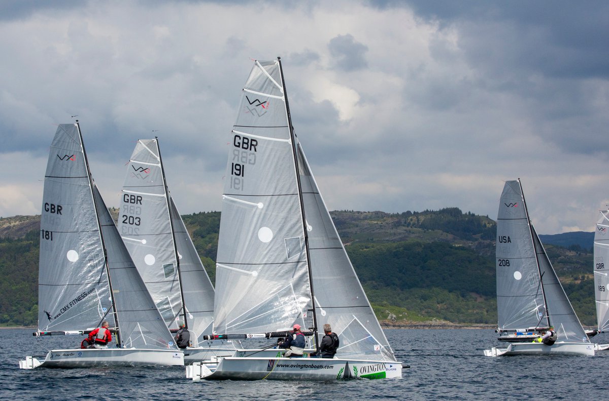 VX Ones going strong at the Silvers Marine Scottish Series with some close racing!
#VXOne