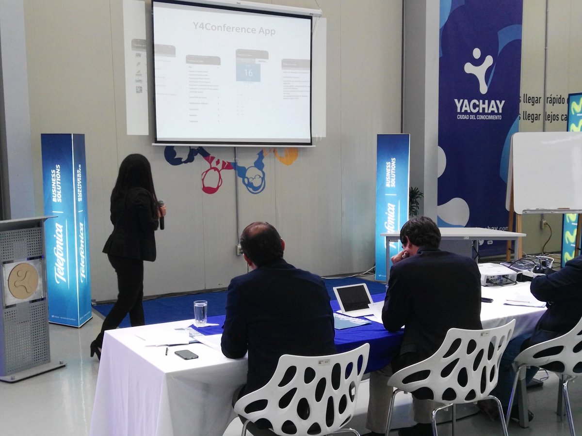OtecelSA's tweet photo. #Y4Conference propone que los ciudadanos puedan realizar sus trámites a través de videoconferencia. #OpenFutureEC https://t.co/7ZlZhQoH2m