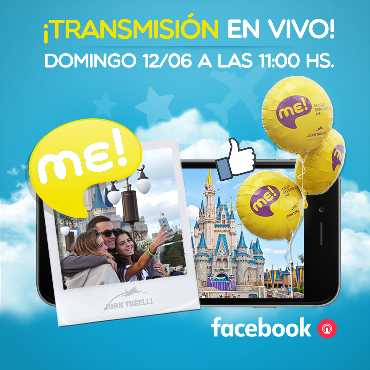 ME_Toselli's tweet photo. ¡Este domingo no te pierdas el #FacebookLive! Vas a poder conocer a nuestro equipo de coordis. #DisneyAndME 💘 https://t.co/Pt6UmhP4MV