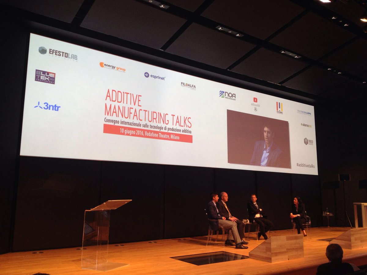 FILO_ALFA's tweet image. Siamo sempre in movimento. Oggi, a #Milano come sponsor dell&apos;ADDITIVE MANUFACTURING TALKS. #additivetalks