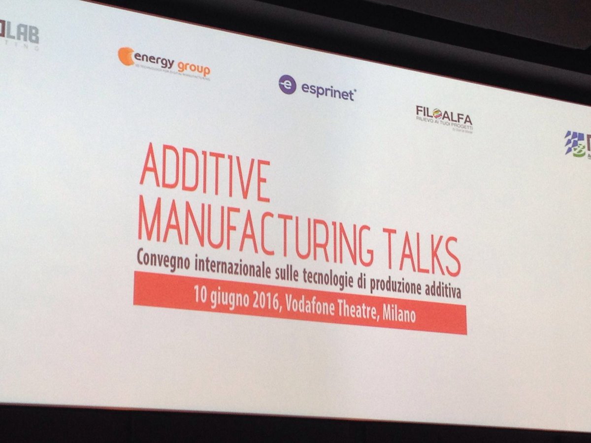 FILO_ALFA's tweet image. Siamo sempre in movimento. Oggi, a #Milano come sponsor dell&apos;ADDITIVE MANUFACTURING TALKS. #additivetalks