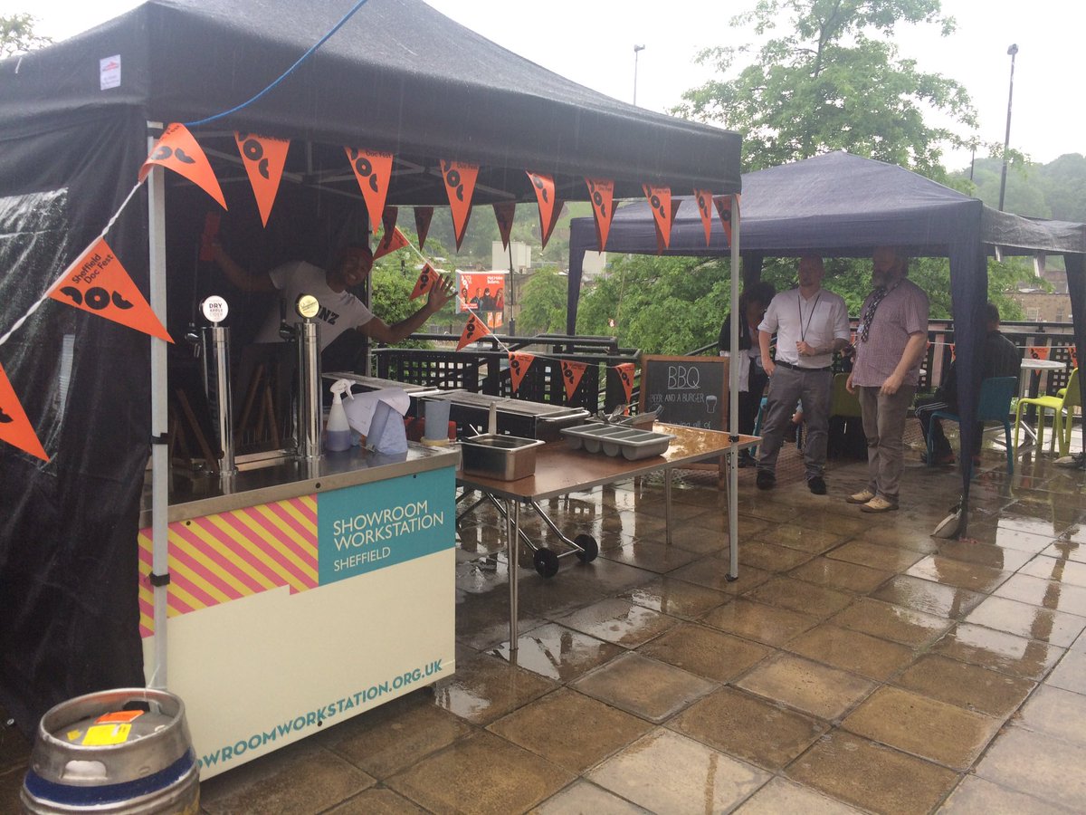 Light the BBQ and the heavens open. #docfest #britishsummer