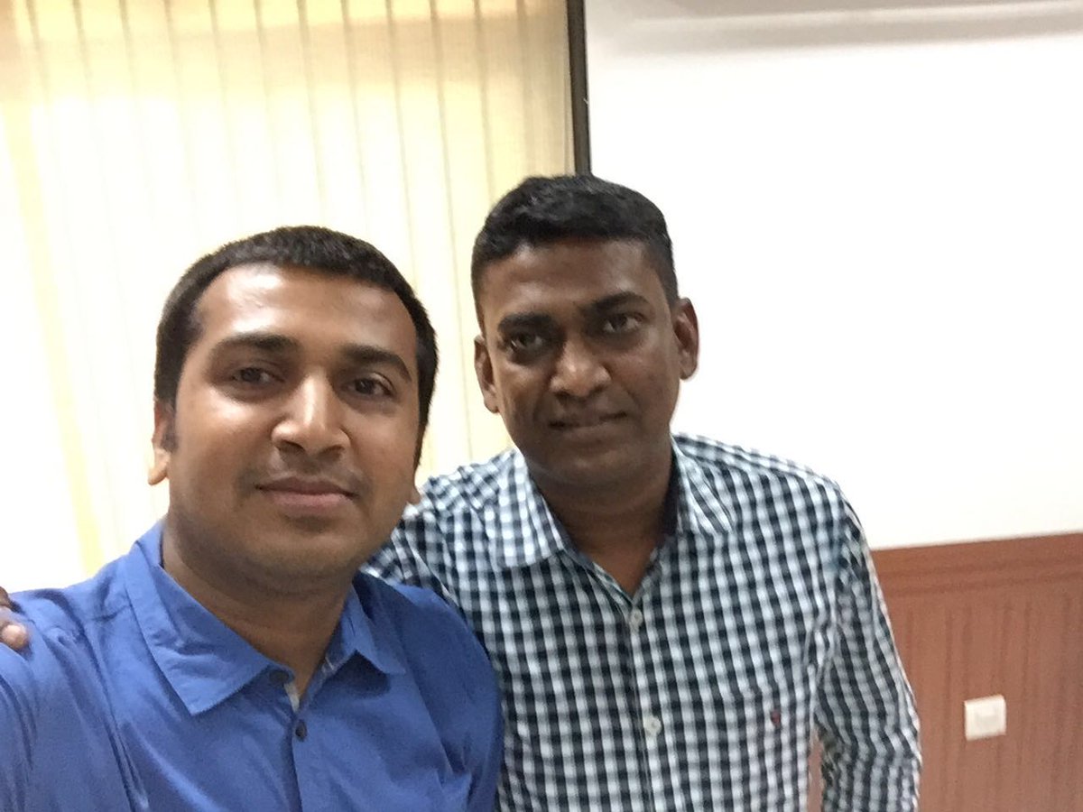 aashishpandey82's tweet image. With Alex Paul sir....