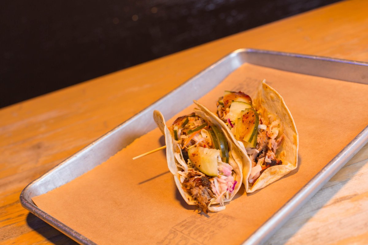 Two is always better than one. #tacos #pulledporktacos #chef #atllunch #chef