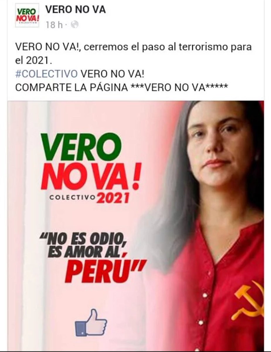 ernestoec's tweet photo. Para no repetir la oscura historia del pasado del terror #VeroNoVa #TerrorismoNuncaMas #VeroNoVa 👊🇵🇪👊 https://t.co/m6TgzeHhVM