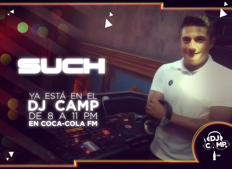 CocaColaForMeCo's tweet photo. #DjSuch en el #DjCamp de @cocacolafmco Mucha música electrónica y buenas mezclas es lo que no te puedes perder. https://t.co/4rCaledgsa