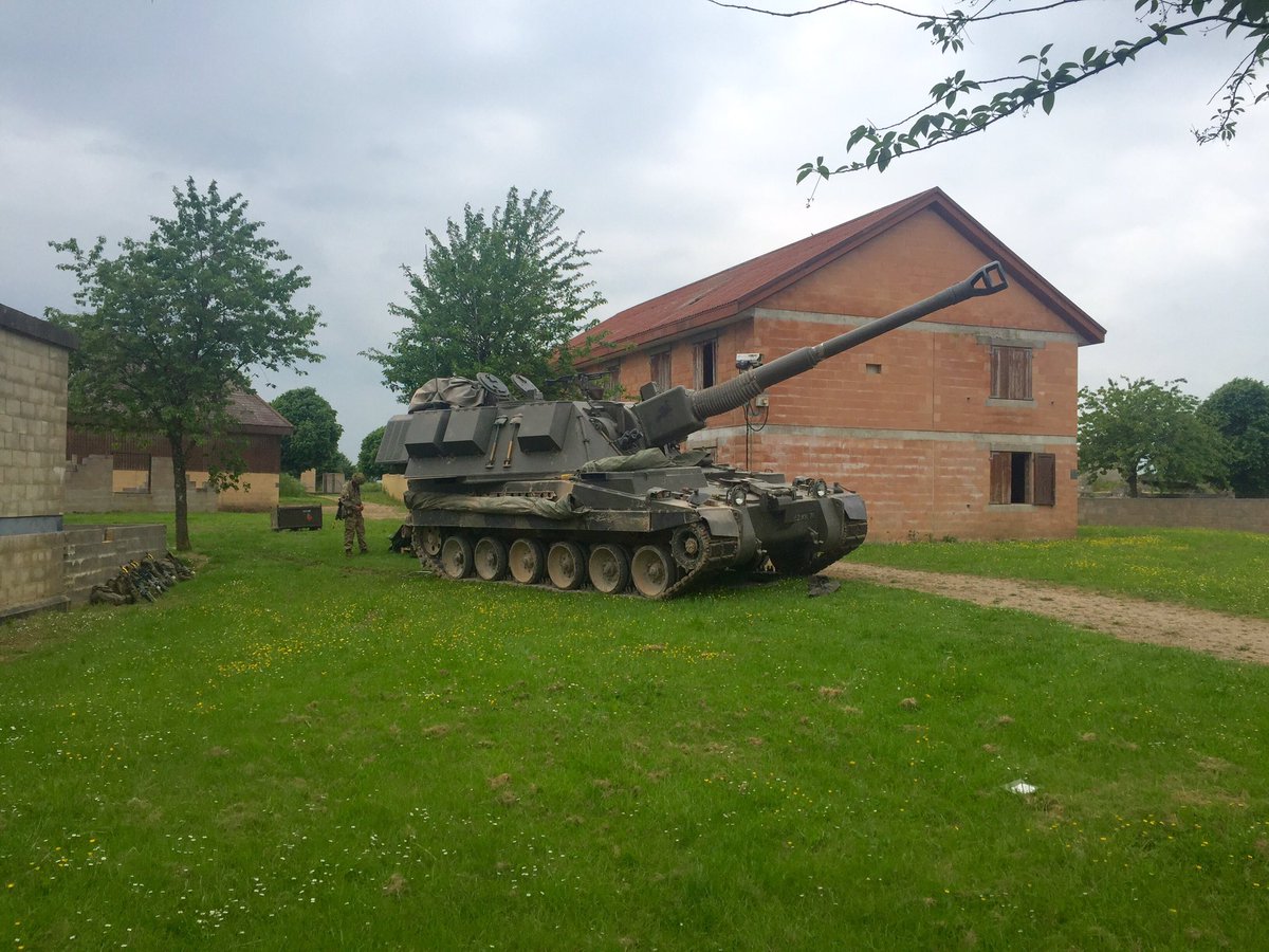 Dragons firing from Copehill Down #jointfiresexcellence