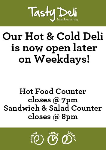sharkeysspar's tweet photo. New Deli closing times start from next Monday! https://t.co/A7ScjBVjLG