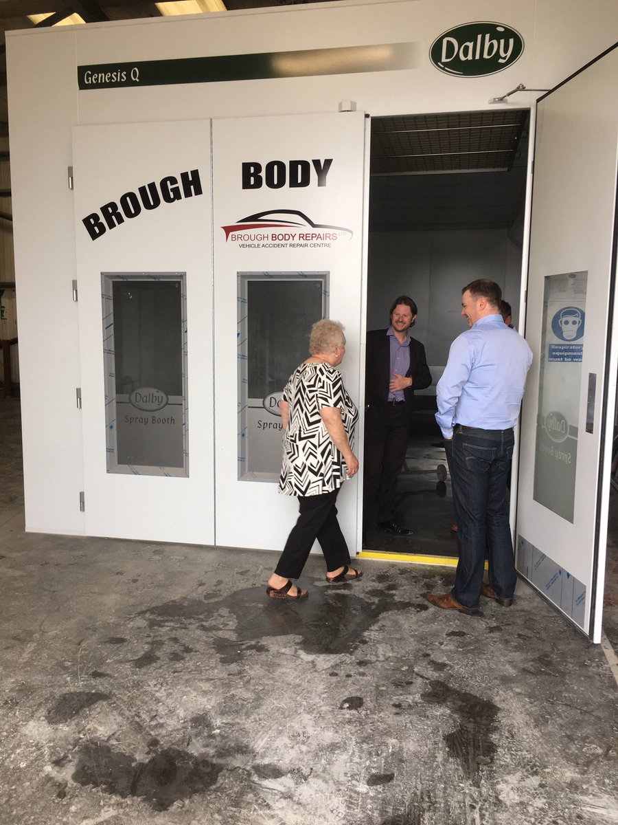 weareability's tweet photo. Visited our friends @ #broughbodyrepairs Amazing new premises #Suttonfields, wishing all the best in their new home https://t.co/x4vEaLlxNk