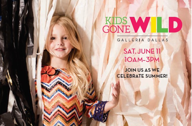 #GalleriaDallas invites families to celebrate summer w/ free family fun! #KidsGoneWild goo.gl/m4vfyO