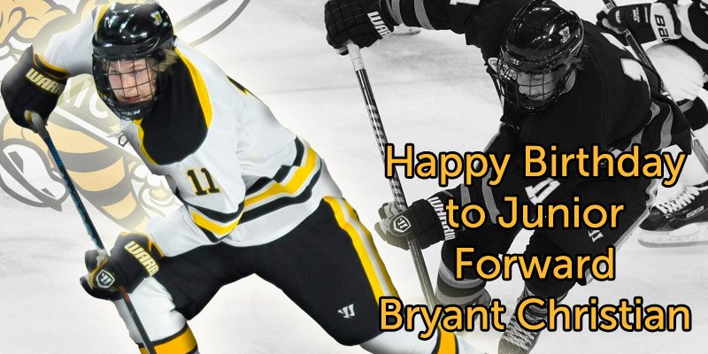 AIC_Hockey's tweet photo. Happy Birthday to @brychristian11 #JacketBirthdays #JacketNation https://t.co/YTdge4IRbW