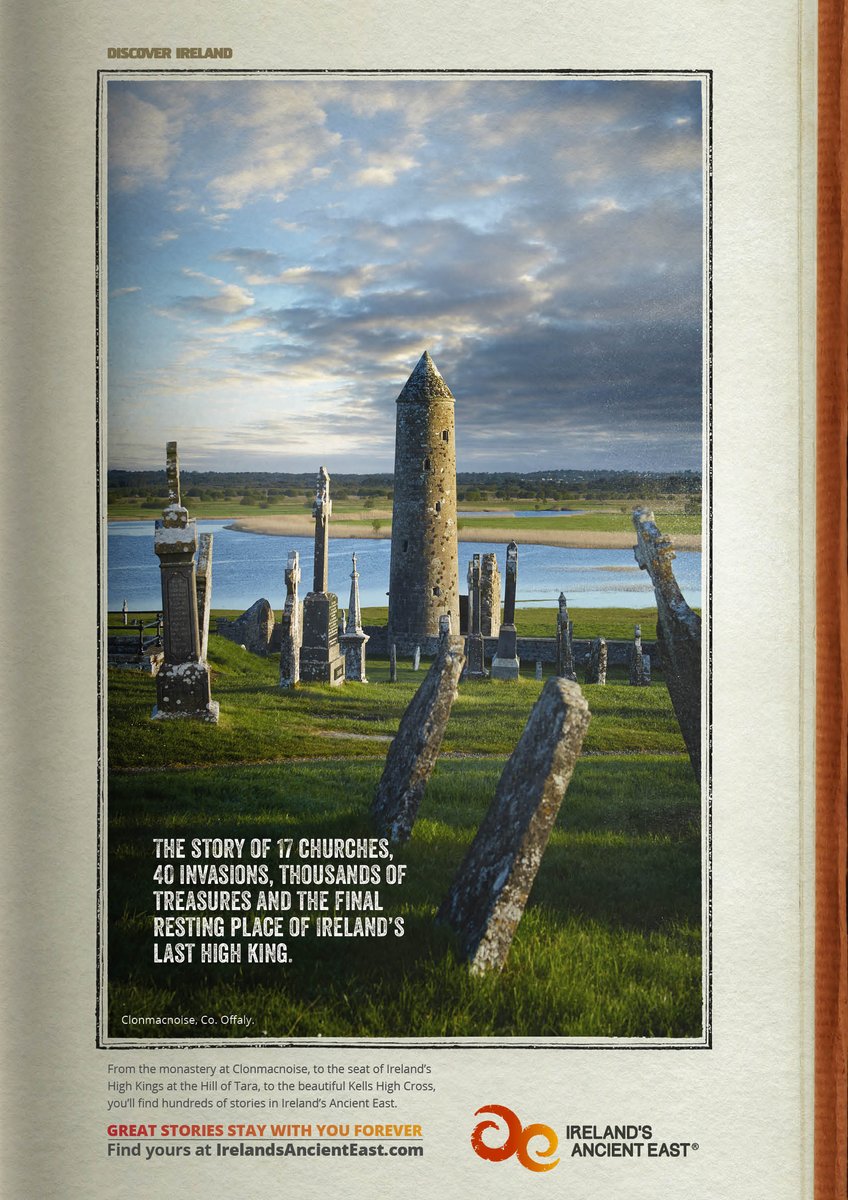 Failte_Ireland's tweet photo. There's a new TV ad for #IrelandsAncientEast debuting tonight between 9-920pm https://t.co/AjHm04nFI1 https://t.co/KciTh4hRTf