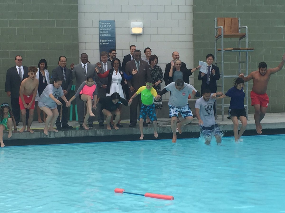 And summer is underway! For the first time in 12 years, the Central Rec Center pool is back in action #summerswim