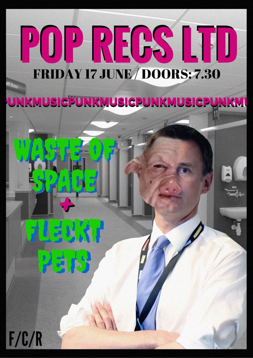 This time next week <a href="/FlecktPets/">Fleckt Pets</a> and <a href="/_WasteofSpace/">Waste of Space</a> hit <a href="/poprecsltd/">Pop Recs CIC</a> // FREE ENTRY