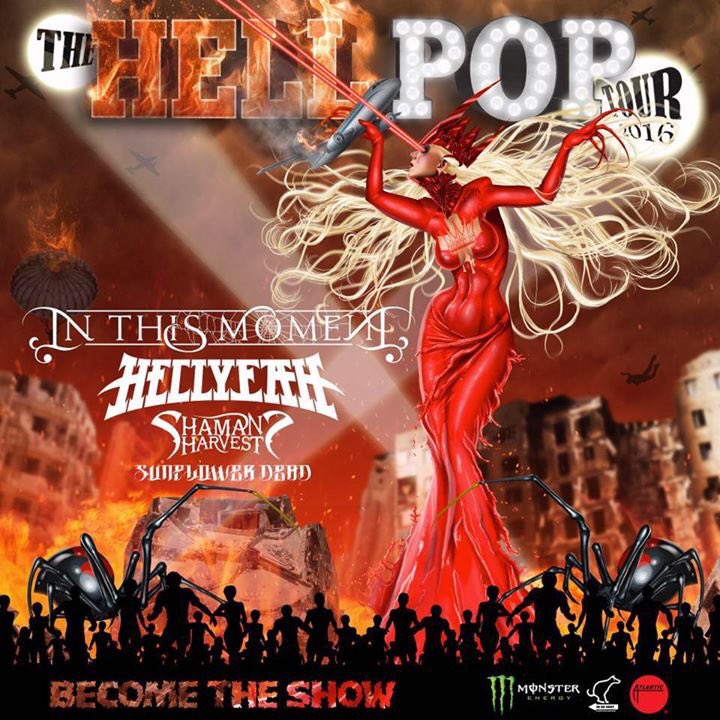 SUNFLOWERDEAD's tweet photo. One week away!!!! #inthismoment #hellyeah #shamansharvest #sunflowerdead #itstimetogetweird #hellpop2016 https://t.co/FSdStkYxTu
