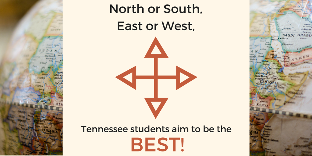 TN2030goals's tweet photo. North, south, east, or west, Tennessee students aim to be the best! #ExpectMoreTN https://t.co/rXjmDWymsr